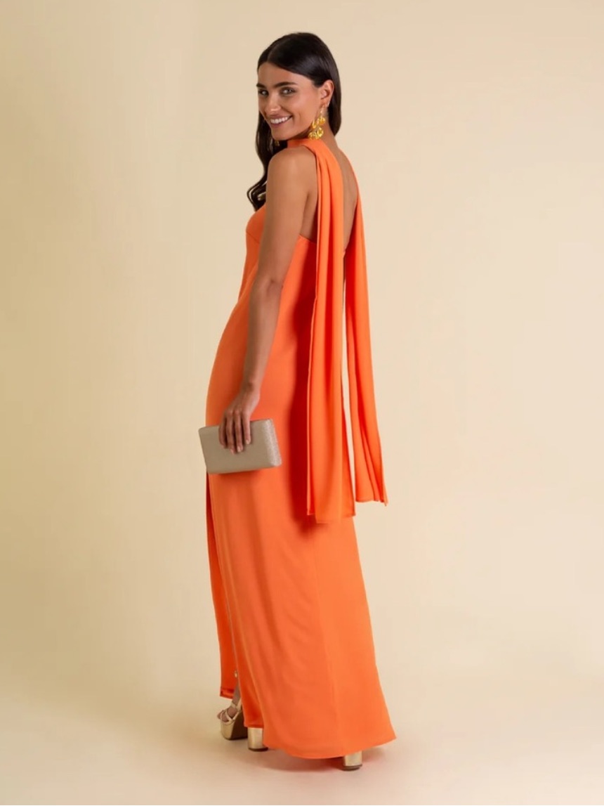The-Are Mrs. Arteaga Dress In Orange — image 3 of 5